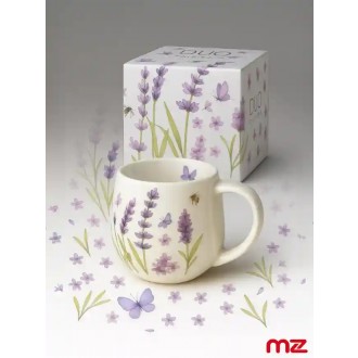 Porcelánová šálka DUO Lavender Grace edition