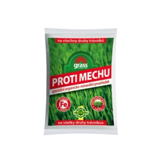 Trávnikové hnojivo proti machu „GRASS Forestina”